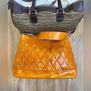 Mark Cross Coach & Plinio Visona Leather Bag Repair Lot Restoration Bundle